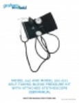 User Manual - Home Blood Pressure Kit with Attached Stethoscope